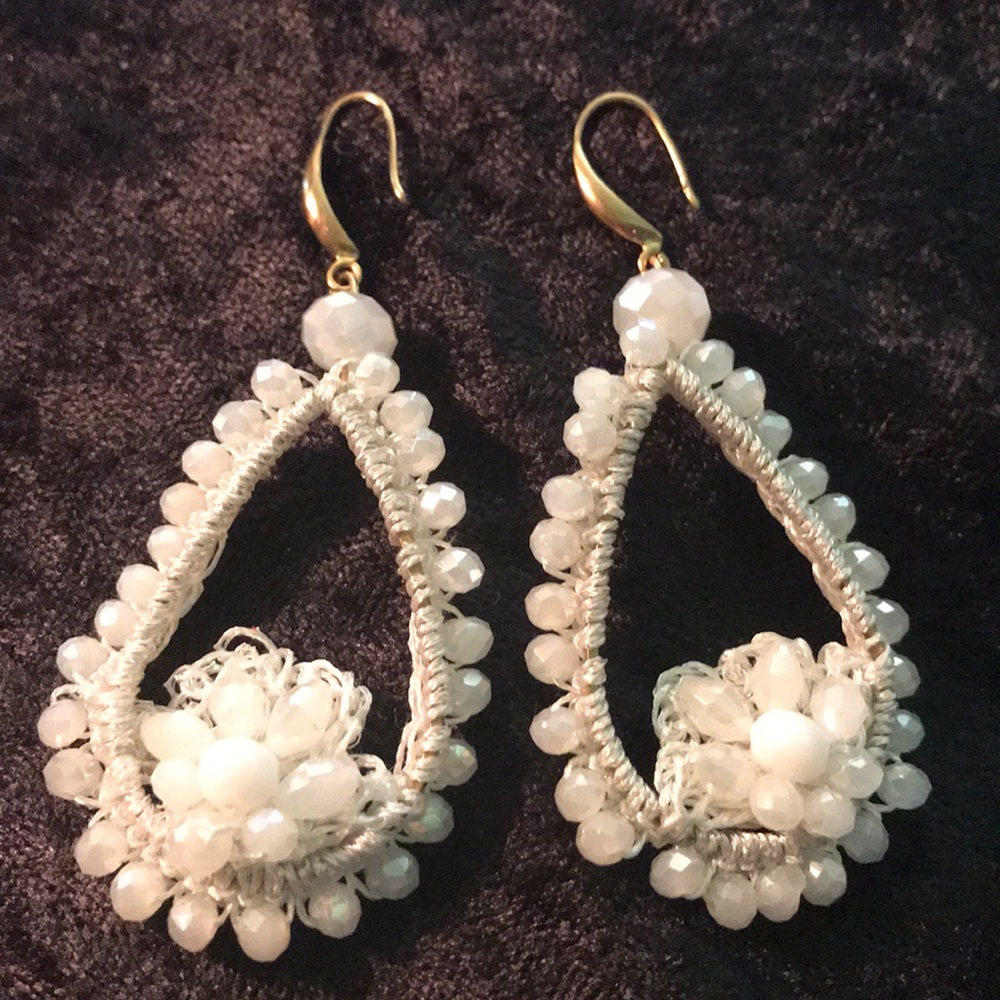 Crochet Beaded Earrings